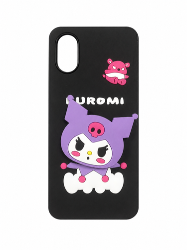 قاب عروسکی پاپ سوکت دار برجسته مدل Kuromi برای A03 Core