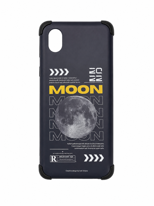 قاب گوشی طرح دار Moon برای A01 Core
